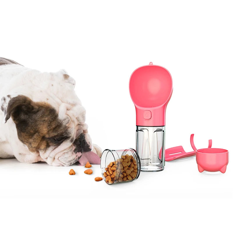 Portable Multifunctional Dog Bottle (500ml with Food Box)